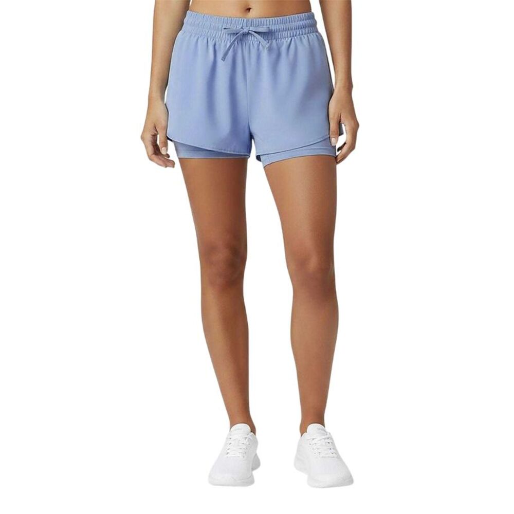 USA Pro Womens/Ladies 2 in 1 Running Shorts / Dusk